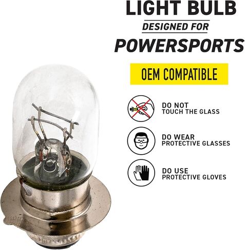 NICHE Headlight Bulb for 1986-2004 Yamaha Warrior Big Bear 350 Kodiak 400 Moto 4 Timberwolf 250 Breeze 125 in Saudi Arabia