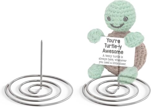 دمية الكروشيه تقف 2pcs ، ومواقف عرض الحيوانات المحشوة ، و Amigurumi الكروشيه المعدنية تعني الدعم العاطفي حيوانات كروشيه إيجاب in Kuwait