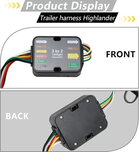 4 Way Trailer Wiring Harness Flat Output 56524 Compatible with 2020-2024 Highlander, 2024 Grand Highlander & Lexus TX350 TX500h TX550h+, 4 Pin Towing Hitch Trailer Wire in Saudi Arabia