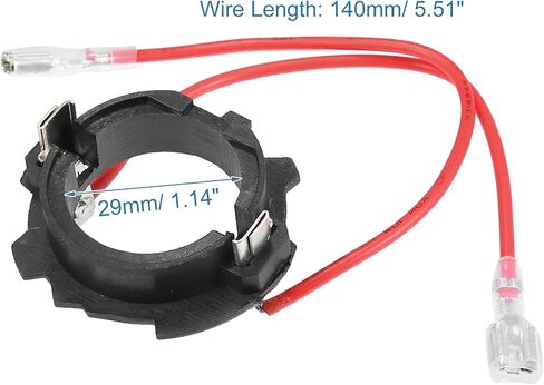 UXCELL 2PCS H7 LED LED مصابيح المصباح BASE ADAPTIONS المقبس المقطع المقطع الملائم لفولكس واجن GTI 2006-2019 in Saudi Arabia