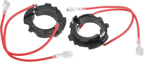 UXCELL 2PCS H7 LED LED مصابيح المصباح BASE ADAPTIONS المقبس المقطع المقطع الملائم لفولكس واجن GTI 2006-2019 in Saudi Arabia