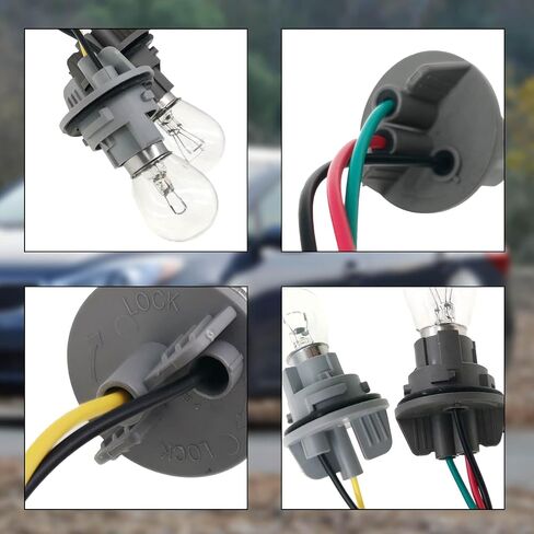 تسخير ضوء الذيل ، متوافق مع 2013 2014 2016 KIA FORTE 4DR LED LH/RH الخارجي ، حامل المصباح الخلفي للمصباح والأسلاك 92470-A7000 92470A7000 in Saudi Arabia