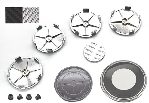 طقم ترقية Emblem Car 7pcs - مع شعار غطاء محرك السيارة 82 مم + 74 مم شعار Trunk + 45 مم شارة الشعار + 4x68mm Caps | سهولة التثبيت لسلسلة X3/X5/و 3/5/7 (7pcs ألياف الكربون) in Saudi Arabia