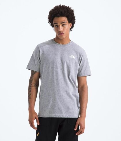 The North Face Men Men Evolution Evolution Ink Box nse nse sleeve tee | قميص القطن المنتظم مع رسم شعار in Saudi Arabia