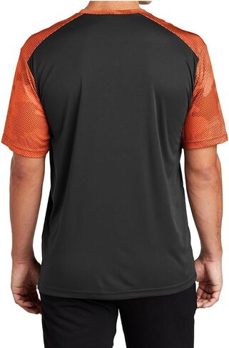 Mafoose Mens Digital Camo Hex Colorblock Moisture Wicking Athletic Training T-Shirt in Saudi Arabia