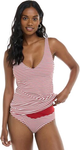 Skye Women's Standard Bridget D ، DD V-Neck Tankini Top Swimsuit in Saudi Arabia