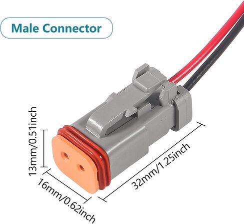 4 مجموعات 8 دبوس موصل مجموعة موصل كهربائي مقاوم للماء 16 AWG الذكور والإناث موصلات سلك السيارات لسيارة الشاحنة للدراجات النارية البحرية واتصال الأسلاك الأخرى in Saudi Arabia