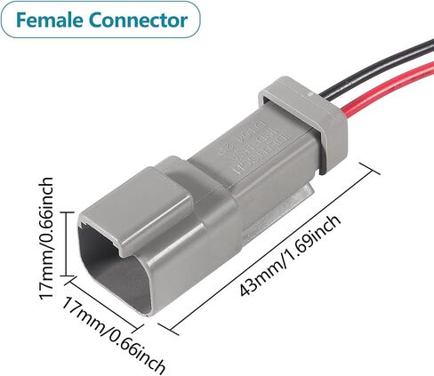 4 مجموعات 8 دبوس موصل مجموعة موصل كهربائي مقاوم للماء 16 AWG الذكور والإناث موصلات سلك السيارات لسيارة الشاحنة للدراجات النارية البحرية واتصال الأسلاك الأخرى in Saudi Arabia