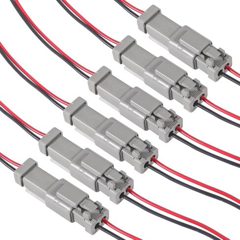 4 مجموعات 8 دبوس موصل مجموعة موصل كهربائي مقاوم للماء 16 AWG الذكور والإناث موصلات سلك السيارات لسيارة الشاحنة للدراجات النارية البحرية واتصال الأسلاك الأخرى in Saudi Arabia