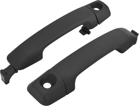 KUAFU Front Driver and Passenger Side Exterior Door Handle Compatible with 2007-2014 Toyota FJ Cruiser 2007-2021 Toyota Tundra Replacement for 69210-0C010 69217-0C010 Black Plastic in Saudi Arabia