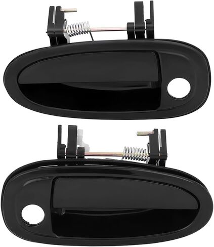 Lujuntec Outside Door Handles Prontble Driver Side Side President for 1995-1999 لـ Toyota Avalon Black (2pcs) in Saudi Arabia