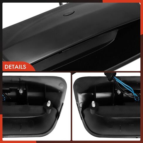 مقبض مقبض الباب الخلفي A-premium متوافق مع Nissan Versa 2007 2008 2008 2010 2011 ، Preped Black ، استبدل# 90606-YC035 ، 90606-EL00C in Saudi Arabia