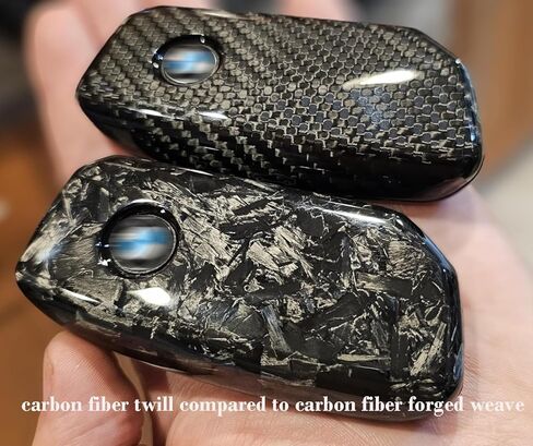 Genuine Carbon Fiber Remote Smart Key Fob Cover Case Protector for Latest 2023-2025 BMW 7 Series i5 i7 iX X1 X2 X3 X5 X6 X7 XM 530i 540i 760i 840i M60i M70 M5 M50i M60i M235 Alpina XB7 in Saudi Arabia