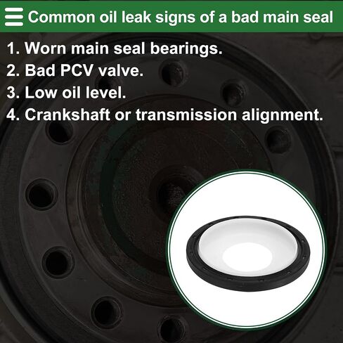 Motoforti Rear Crankshaft Oil Seal Main Seal for AUDI A6 2005-2024 for AUDI A4 2005-2014 No.079103051F in Saudi Arabia