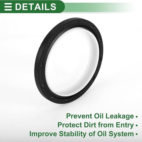 Motoforti Rear Crankshaft Oil Seal Main Seal for AUDI A6 2005-2024 for AUDI A4 2005-2014 No.079103051F in Saudi Arabia