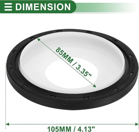 Motoforti Rear Crankshaft Oil Seal Main Seal for AUDI A6 2005-2024 for AUDI A4 2005-2014 No.079103051F in Saudi Arabia