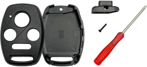 Key Fob Shell Case Replacement for Honda Accord Civic EX Pilot Key Fob Cover with Screwdriver (Pink) in Kuwait