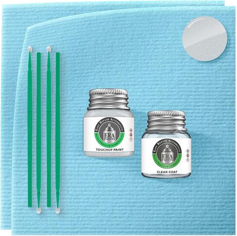 ERA Paints P6W - Chalk White Metallic for HYUNDAI Exact Match Automotive Touch Up Paint Jar - Essential Kit in Saudi Arabia
