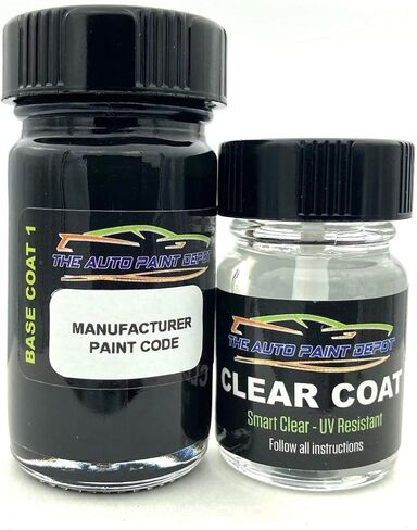 Auto Paint Depot Touch Up Paint for Buick Lucerne-Cyber Gray Metallic 57U/WA637R (All Years) One Ounce with Clear Coat in Saudi Arabia