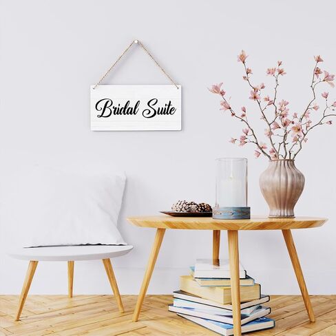 Rustic Wedding Sign Just Married, Engagement Wedding Photo Props Sign, Weddings Decor Stuff Engagement Party Decorations 12x6 Inches (White) in Saudi Arabia