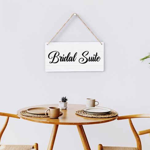 Rustic Wedding Sign Just Married, Engagement Wedding Photo Props Sign, Weddings Decor Stuff Engagement Party Decorations 12x6 Inches (White) in Saudi Arabia
