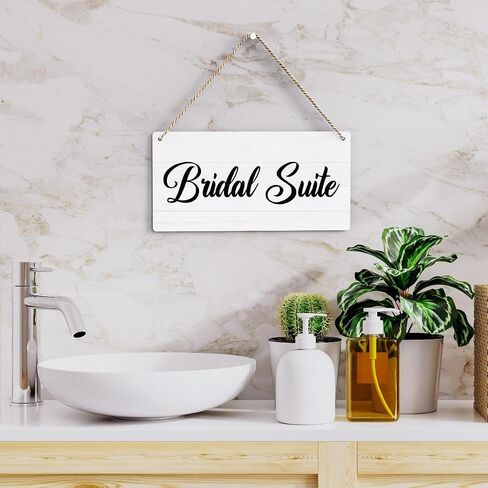 Rustic Wedding Sign Just Married, Engagement Wedding Photo Props Sign, Weddings Decor Stuff Engagement Party Decorations 12x6 Inches (White) in Saudi Arabia