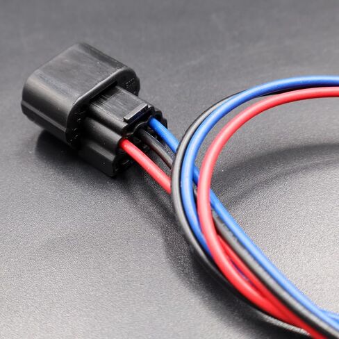 3-Pin Front Turn Signal Light Connector Compatible with Honda Accord 2016-2017 Pigtail Plug Wiring Harness 6189-0887 in Saudi Arabia