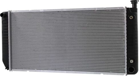 Garage-Pro Radiator Compatible with 1996-1999 Chevrolet Tahoe, Fits 1994-1999 GMC Yukon, Fits 1999-2000 Cadillac Escalade Factory Finish With One Oil Cooler, 34x17 in., Gas in Saudi Arabia