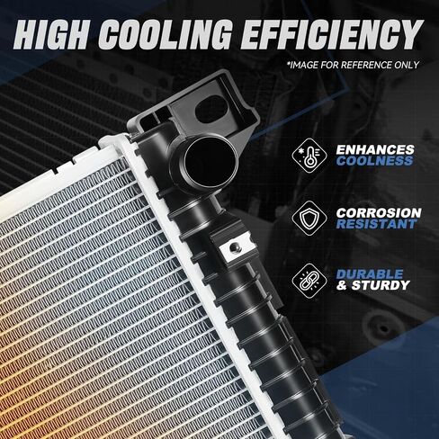 Auto Dynasty Radiator Compatible with 2011-2017 Ford F150 Expedition Lincoln Mark LT Navigator 3.5L Ecoboost 3.7L 5.0L Flex, DPI 13228 Aluminum Core Radiator with TOC, 1-Row, 1-1/2" Inlet/Outlet in Saudi Arabia