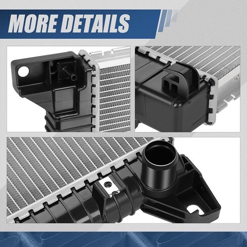 Auto Dynasty Radiator Compatible with 2011-2017 Ford F150 Expedition Lincoln Mark LT Navigator 3.5L Ecoboost 3.7L 5.0L Flex, DPI 13228 Aluminum Core Radiator with TOC, 1-Row, 1-1/2" Inlet/Outlet in Saudi Arabia