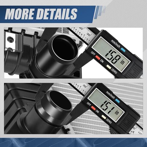 Auto Dynasty Radiator Compatible with 2011-2017 Ford F150 Expedition Lincoln Mark LT Navigator 3.5L Ecoboost 3.7L 5.0L Flex, DPI 13228 Aluminum Core Radiator with TOC, 1-Row, 1-1/2" Inlet/Outlet in Saudi Arabia