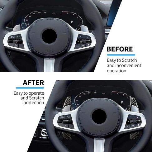 T-Carbon Carbon Carbon Fiber Paddle متوافق مع BMW 3 4 5 6GT 7 8 G10 G12 G30 G38 ، X3 X4 X5 X7 M5 M8 Z4 ، Shifter Paddle Toyota Supra A90 (2020 2021) ، Black in Kuwait