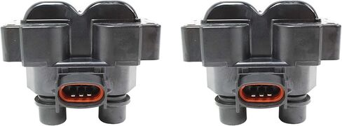 مجموعة Garage-Pro من 2 استبدال ملف الإشعال لفورد رينجر 1988 1989 1990 1991 1992 1993 1994 1995 1996 1997 1997 1998 2000 2001 2.3L 2.5L F-150 97-99 4.6L 0 in Saudi Arabia