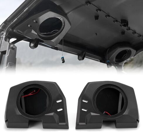 A & UTV PRO Rear Roof Speakers Pods for Polaris General 1000 2020-2025 Accessories 6.5" Speaker Mount Pods System Panel Replace #2637784#2637785 in Saudi Arabia