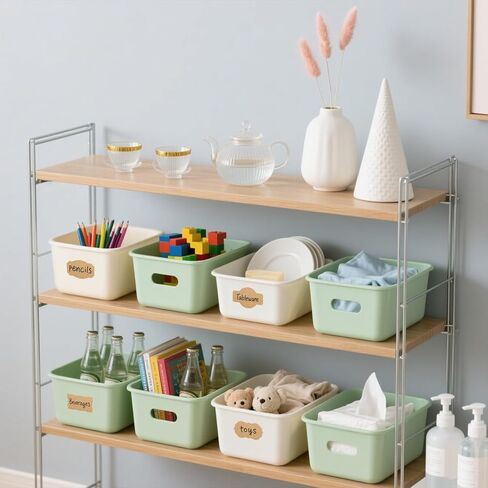 SallyFashion Kraft Gift Label Stickers, 3x2 Inch, 200 Pack, Adhesive Decorative Labels for Party Favors, Food, and Presents in Kuwait