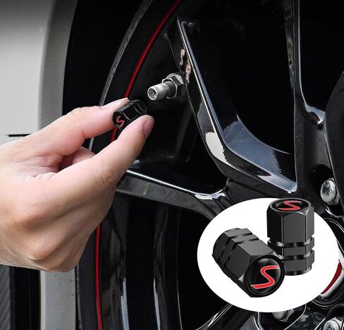4 حزمة CAR CAR TIRE VALVE CATS ، و ALOUNIUM ALOUMONIM Air Valve CAP متوافق مع Mini Cooper S Countryman S Clubman S ، Universal for Cars ، سيارات الدفع الرباعي ، الدراجات ، الشاحنات وملحقات الدراجات النارية in Kuwait
