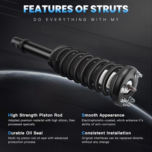 ECCPP 2pcs Front Pair Complete Strut Assembly Shock Absorber for 2003-2007 for Honda for Accord 172123 set of 2 in Saudi Arabia