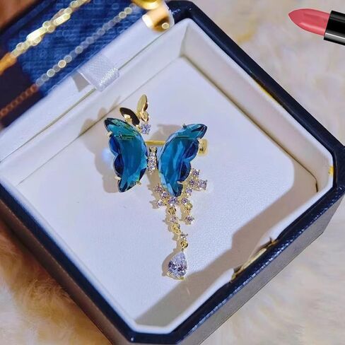 Elegant Floral Brooch Pins for Women - Stylish Personalized Design Rhinestone Lapel Pin Jewelry for Ladies Flower Sweater Scarf Coat Dress Brooches and Pins for Women in Kuwait