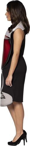 Rasta Imposta Get Real Glass of Red Wine Drink Halloween Costume, Adult One Size in Saudi Arabia