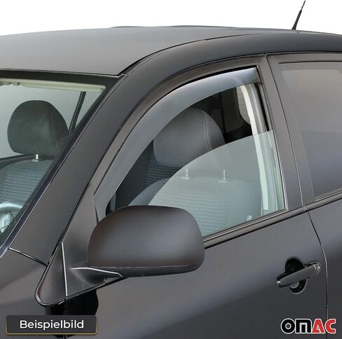 OMAC Window Visor Vent Rain Guard for Mercedes M Class ML350 W164 2005-2011 Smoke in Saudi Arabia