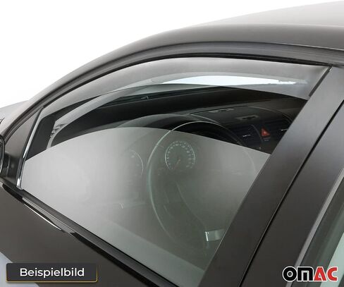 OMAC Window Visor Vent Rain Guard for Mercedes M Class ML350 W164 2005-2011 Smoke in Saudi Arabia