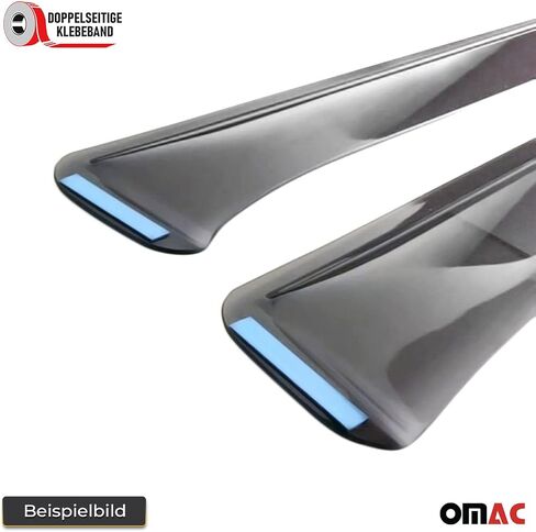 OMAC Window Visor Vent Rain Guard for Mercedes M Class ML350 W164 2005-2011 Smoke in Saudi Arabia