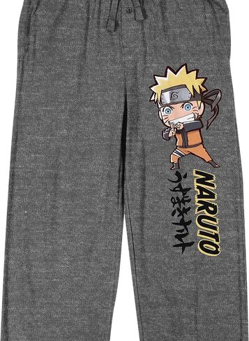 BioWorld Naruto Shippuden Chibi Naruto Heather Gray Sleep Pants in Saudi Arabia