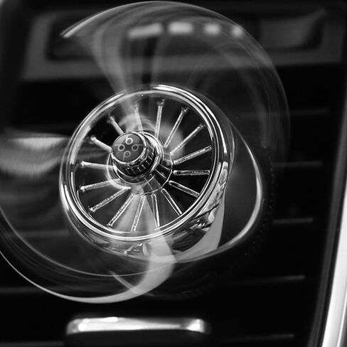 INEBIZ Car Air Freshener Vent Clip, Propeller Aromatherapy Diffuser, with 5-piece Long Lasting Scent Refill, Automotive Interior Accessories Universal for Men & Women in Kuwait