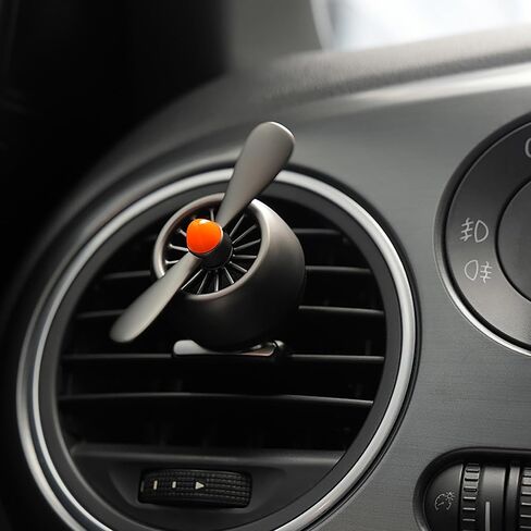 INEBIZ Car Air Freshener Vent Clip, Propeller Aromatherapy Diffuser, with 5-piece Long Lasting Scent Refill, Automotive Interior Accessories Universal for Men & Women in Kuwait