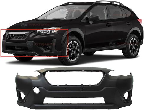 Fitparts متوافقة مع غطاء الوفير الأمامي Subaru Crosstrek 2021-2023 Preped W/Tow Hook Hole 57704FL030 SU1000195 in Saudi Arabia