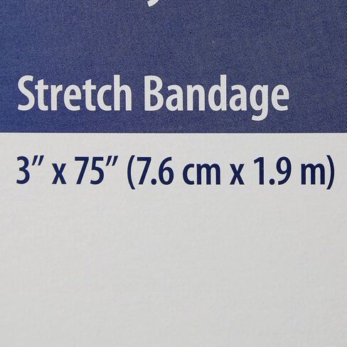 Covidien 2232 Curity Stretch Lundage ، معقم في الحقيبة الناعمة ، 3 "× 4.1 YD ، 75" مريح (حزمة من 12) in Kuwait