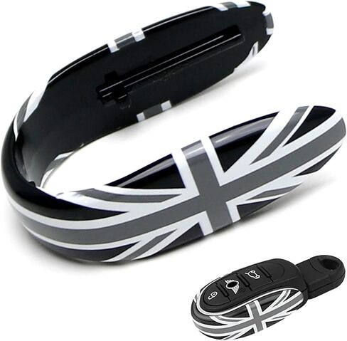 iJDMTOY Slim Size Carbon Fiber Pattern Style Key Fob Shell Compatible with Mini Cooper 3rd Gen F55 F56 F57 F54 F60 Smart Key Fob in Saudi Arabia