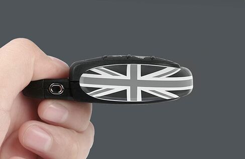 iJDMTOY Slim Size Carbon Fiber Pattern Style Key Fob Shell Compatible with Mini Cooper 3rd Gen F55 F56 F57 F54 F60 Smart Key Fob in Saudi Arabia