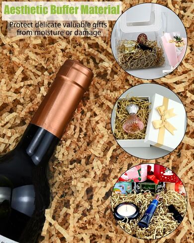 Raissily 10.5 أوقية/300 جرام مقطوعة الورق مقطعة حشو ، تعبئة وسادة العشب لعيد الميلاد الذكرى السنوية in Kuwait